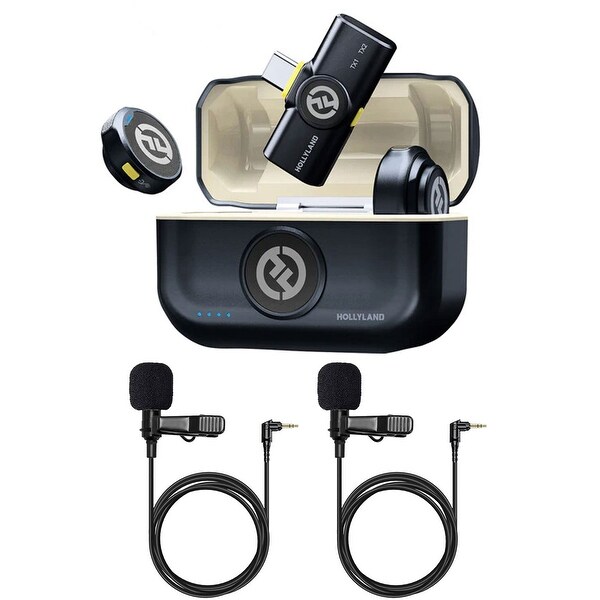 Hollyland LARK M2 2.4GHz 2-Person Wireless Lavalier Microphone
